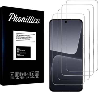 Protège écran PHONILLICO Xiaomi 13/Xiaomi 14/Xiaomi 15 - Verre x4 Protège écran PHONILLICO Xiaomi 13/Xiaomi 14/Xiaomi 15 - Verre x4