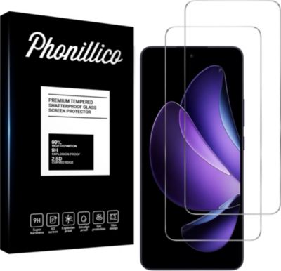 Protège écran PHONILLICO Oppo Reno 13 F 5G - Verre trempé x2