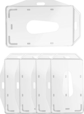 PHONILLICO Porte Badge/Carte Plastique Rigide x5