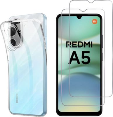 Pack PHONILLICO Xiaomi Redmi A5 4G - Coque+Verre trempé