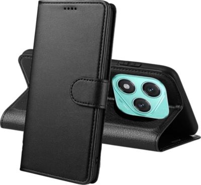 Coque PHONILLICO Honor 400 Lite 5G - Noir à rabat