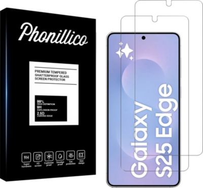 Protège écran PHONILLICO Samsung Galaxy S25 Edge - Verre trempé Protège écran PHONILLICO Samsung Galaxy S25 Edge - Verre trempé