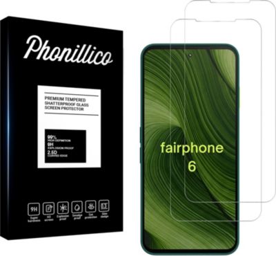 Protège écran PHONILLICO Fairphone 6 - Verre trempé x2