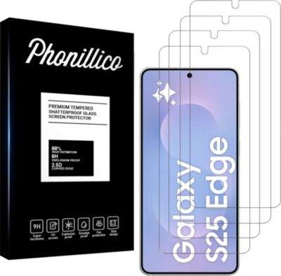 Protège écran PHONILLICO Samsung Galaxy S25 Edge - Verre trempé