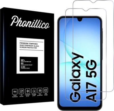 Protège écran PHONILLICO Samsung Galaxy A17 5G - Verre trempé x2