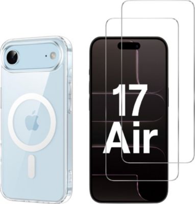 Pack PHONILLICO iPhone 17 AIR - Coque + Verres trempé x2