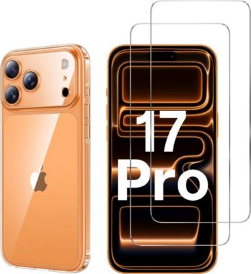 Pack PHONILLICO iPhone 17 PRO - Coque + Verres trempé x2 Pack PHONILLICO iPhone 17 PRO - Coque + Verres trempé x2