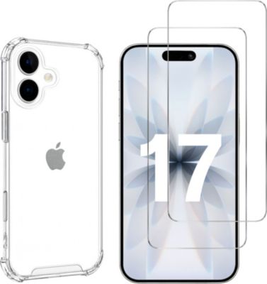 Pack PHONILLICO iPhone 17 - Coque + Verres trempé x2