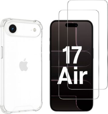 Pack PHONILLICO iPhone 17 AIR - Coque + Verres trempé x2