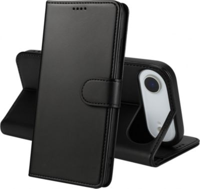 Coque PHONILLICO iPhone 17 AIR - Etui Portefeuille Noir