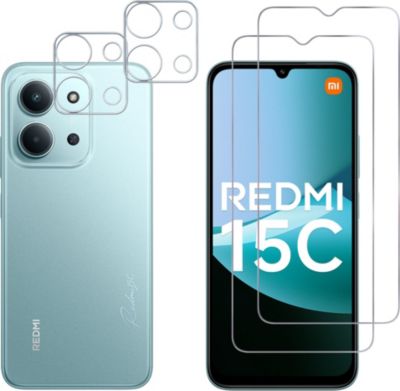 Pack PHONILLICO Xiaomi Redmi 15C 4G - Verre trempé Pack PHONILLICO Xiaomi Redmi 15C 4G - Verre trempé