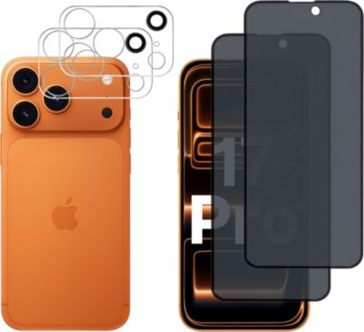 Pack PHONILLICO iPhone 17 PRO - Verre Anti espion+caméra