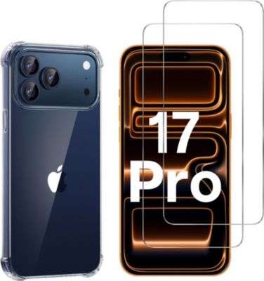 Pack PHONILLICO iPhone 17 PRO - Coque + Verres trempé x2