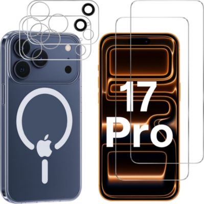 Pack PHONILLICO iPhone 17 PRO - Coque + Verres trempé Pack PHONILLICO iPhone 17 PRO - Coque + Verres trempé