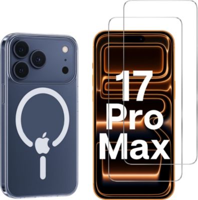 Pack PHONILLICO iPhone 17 PRO MAX - Coque + Verre trempé Pack PHONILLICO iPhone 17 PRO MAX - Coque + Verre trempé