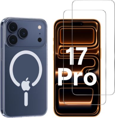 Pack PHONILLICO iPhone 17 PRO - Coque + Verres trempé x2 Pack PHONILLICO iPhone 17 PRO - Coque + Verres trempé x2