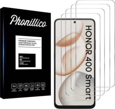 Protège écran PHONILLICO Honor 400 Smart 4G/5G - Verre trempé Protège écran PHONILLICO Honor 400 Smart 4G/5G - Verre trempé