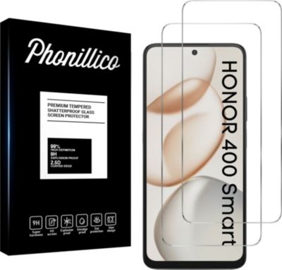Protège écran PHONILLICO Honor 400 Smart 4G/5G - Verre trempé