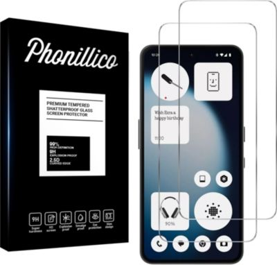 Protège écran PHONILLICO Nothing Phone 3a Lite - Verre trempé x2