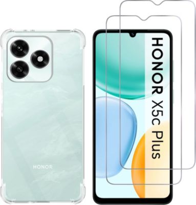 Pack PHONILLICO Honor X5c Plus - Coque + Verre trempé