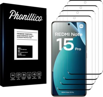 Protège écran PHONILLICO Xiaomi Redmi Note 15 Pro 4G-Verre trempé