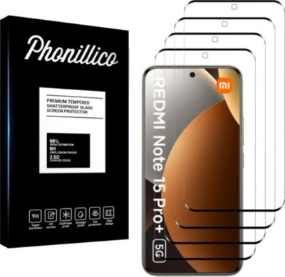 Protège écran PHONILLICO Xiaomi Redmi Note 15 Pro Plus - Verre x4