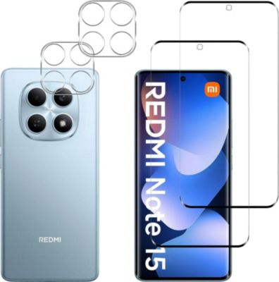 Pack PHONILLICO Xiaomi Redmi Note 15 4G - Verre trempé