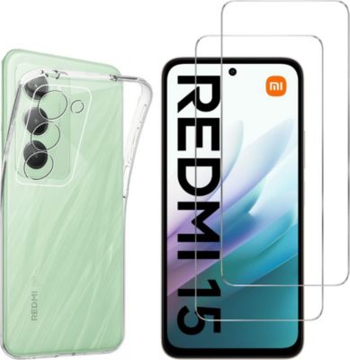 Pack PHONILLICO Xiaomi Redmi 15 4g/5g - Coque + Verre