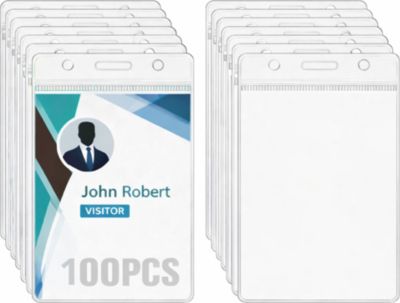 PHONILLICO Porte Badge/Carte Plastique Souple x100