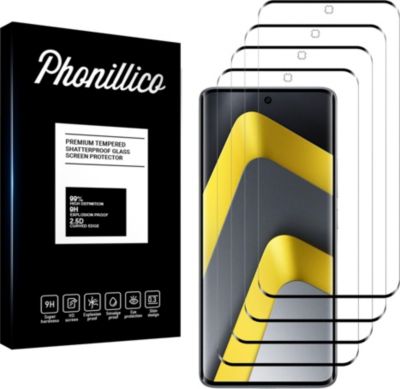 Protège écran PHONILLICO Xiaomi Poco M8 5G - Verre trempé x4