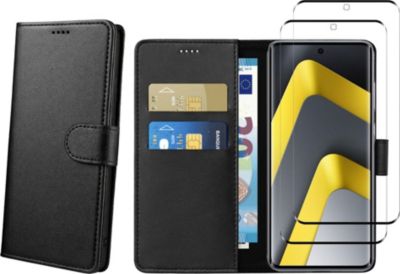 Pack PHONILLICO Xiaomi Poco M8 5G -Coque Noir + Verre