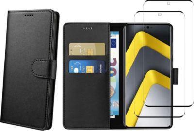 Pack PHONILLICO Xiaomi Poco M8 Pro 5G -Coque Noir +Verre