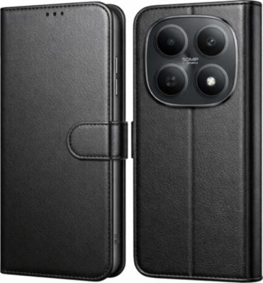 Coque PHONILLICO Xiaomi Poco M8 5G - Rabat Noir