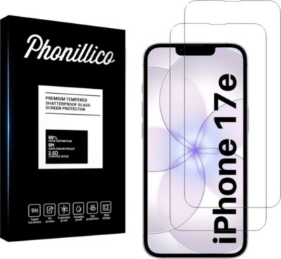 Protège écran PHONILLICO iPhone 17e - Verre trempé x2