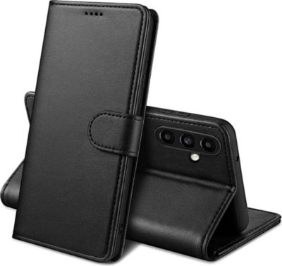 Coque PHONILLICO Samsung Galaxy A57 5G - Rabat Noir