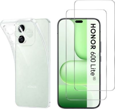 Pack PHONILLICO Honor 600 Lite 5G - Coque + Verre trempé