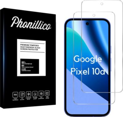Protège écran PHONILLICO Google Pixel 10a - Verre trempé x2