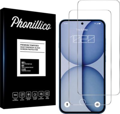Protège écran PHONILLICO Nothing Phone 4a - Verre trempé x2