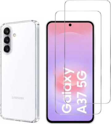 Pack PHONILLICO Samsung Galaxy A37 5G Coque+Verre trempé