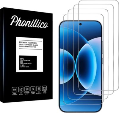 Protège écran PHONILLICO Xiaomi 17 - Verre trempé x4
