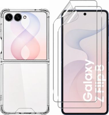Pack PHONILLICO Samsung Galaxy Z Flip 8 -Coque+Plastique