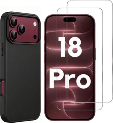 Pack PHONILLICO iPhone 18 Pro - Coque + Verre trempé