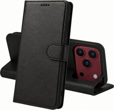 Coque PHONILLICO iPhone 18 Pro Max - Rabat Noir