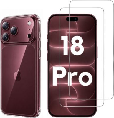 Pack PHONILLICO iPhone 18 Pro - Coque + Verre trempé