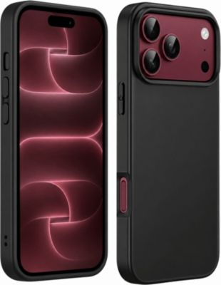 Coque PHONILLICO iPhone 18 Pro Max - TPU Noir