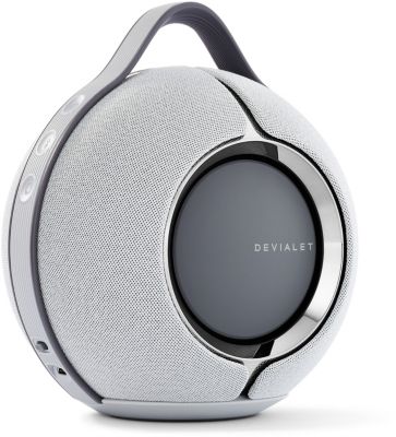 Enceinte portable DEVIALET Mania light grey avec chargeur