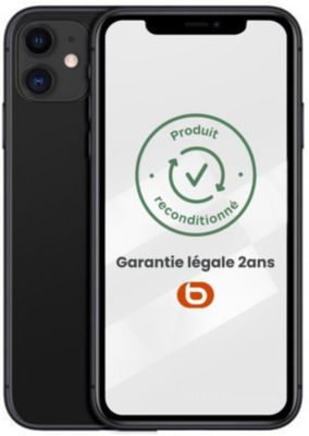 Smartphone APPLE iPhone 11 Noir 64Go Batterie Neuve