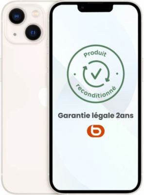 Smartphone APPLE iPhone 13 Blanc 128Go Reconditionné