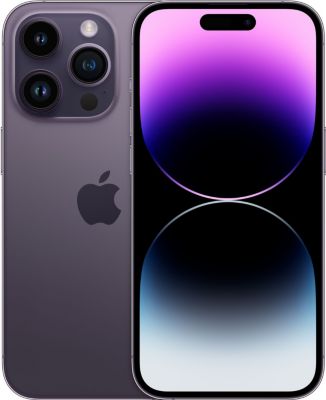 Smartphone APPLE iPhone 14Pro Violet 128Go Batterie Neuve Reconditionné