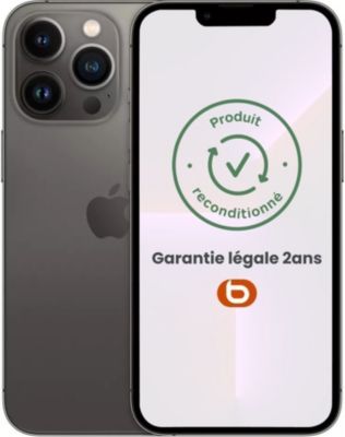 Smartphone APPLE iPhone 13 Pro Graphite 128Go Reconditionné Smartphone APPLE iPhone 13 Pro Graphite 128Go Reconditionné